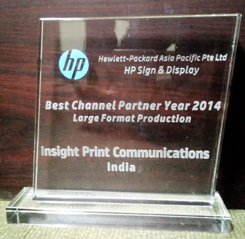 HP Best Channel Partner 2014 Large Format