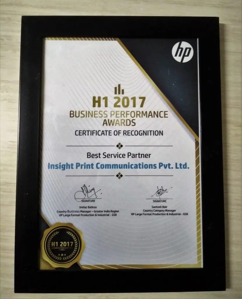 HP Best Service Partner 2017