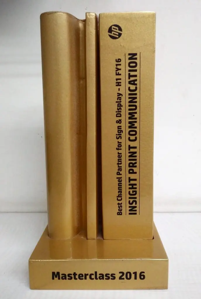 HP Best Channel Partner for sign Display 2016